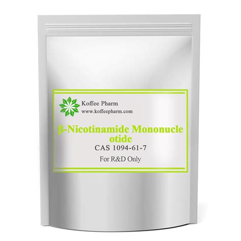 CAS 1094 61 7 Nicotinamide Mononucleotide NMN Beta Nmn For Anti