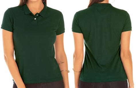 Camisa Polo Pa Feminino Verde Musgo Innovare Sul Loja De Camisas