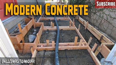 How To Setup And Form Modern Concrete Pavers And Backyard Patio Part 2