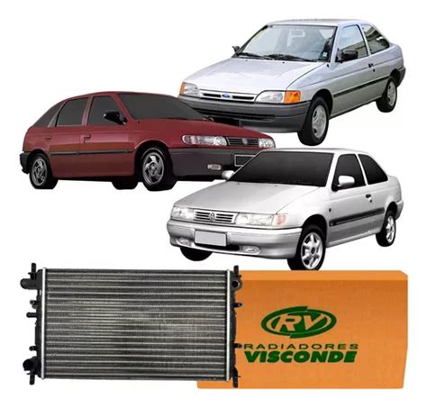 Radiador Original Visconde Vw Escort Logus Pointer Sem Ar