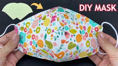 New Design Diy Breathable Face Mask Easy Pattern At Home Sewing Tutorial How To Make A Face