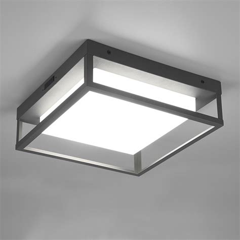 Trio Plafondlamp Buiten Witham K Antraciet Ip