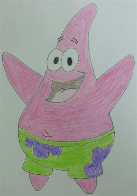 Drawing of Patrick Star by JCP-JohnCarlo on DeviantArt