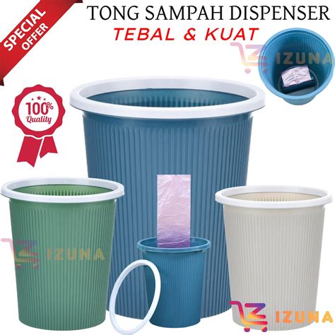 Jual Izuna Tong Sampah Dispenser Tong Sampah Bulat Tong Sampah