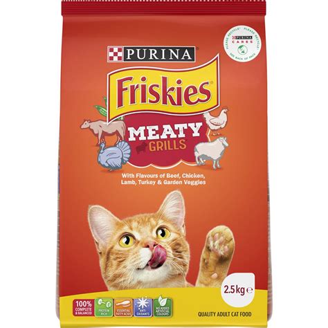 Friskies Adult Meaty Grills Dry Cat Food Kg Woolworths