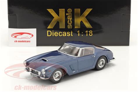 Kk Scale Ferrari Gt Swb Passo Corto Azul Met Lico