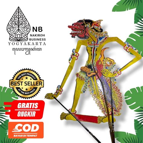 Jual Wayang Kulit Kerbau Cakil Buto Cakil Alusan Ukuran Standar Dalang