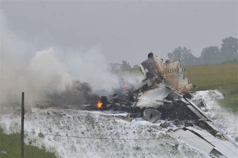 Photos Ups Cargo Plane Crashes Near Birmingham Airport