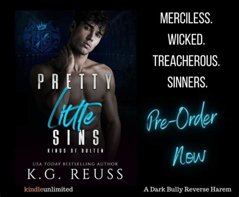 Pretty Little Sins By K G Reuss Now Available Halfsassedbooks