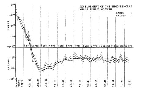 The development of the tibiofemoral angle in children during growth [33 ...