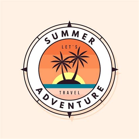 Premium Vector Detailed Travel Logo