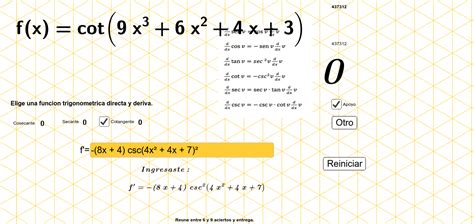 Derivadas GeoGebra