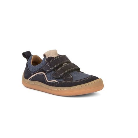 Froddo Eco Barfussschuhe Sneakers Mit 2 Klett Navy G3130223 Daant