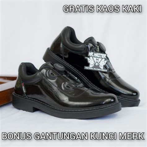 Jual Sepatu Pdh Tali Putar Kilap Bahan Kulit Sapi Asli Merk Mr Master