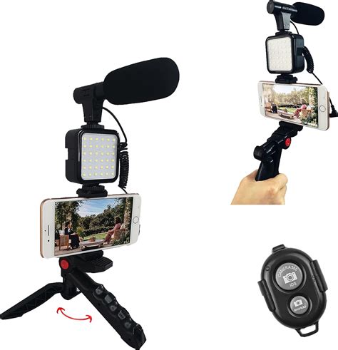 Peanutech Vlogging Kit For Mobile Phone Tripod Living Streaming