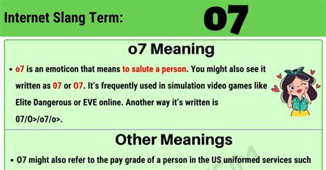 O7 Meaning And How Do You Use This Term Properly • 7esl