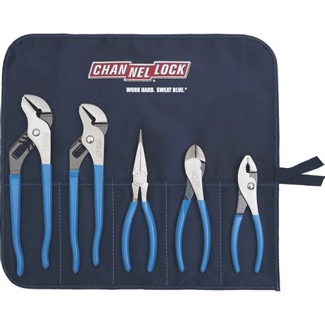 Channellock Pliers Set, 5-Pc., Model# Tool Roll 3 | Northern Tool