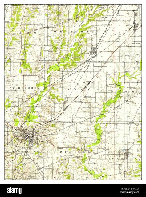 Edwardsville Map High Resolution Stock Photography And Images Alamy