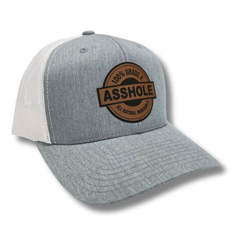 100 Grade A Asshole Patch Hat Basekreations