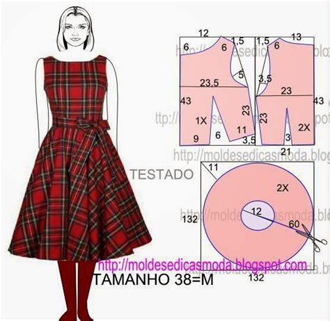 Vestido FÁcil De Fazer 46 Com Imagens Padrões De Costura Para Vestido Vestido Fácil