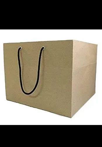 Brown Kraft Paper Carry Bag For Packaging Capacity 2kg At Rs 18 In