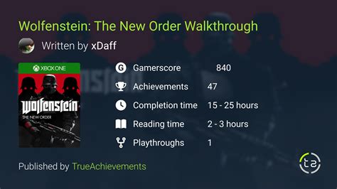 Wolfenstein: The New Order Walkthrough - Complete Game Guide