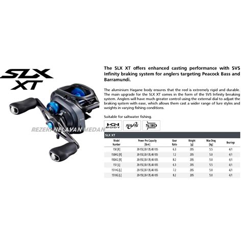 Jual REEL BAITCASTING SHIMANO SLX XT 151 2019 Shopee Indonesia