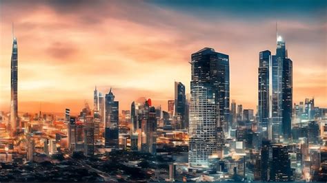 Premium Photo Photo Cityscape Of Kuala Lumpur City Skyline With