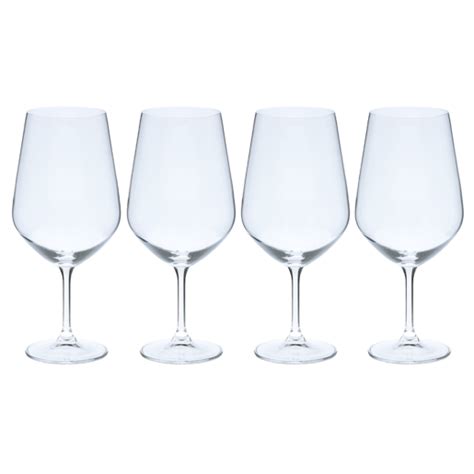 Maison Forine Magnum Red Wine Glasses 810ml 4 Pack Stemmed Glasses