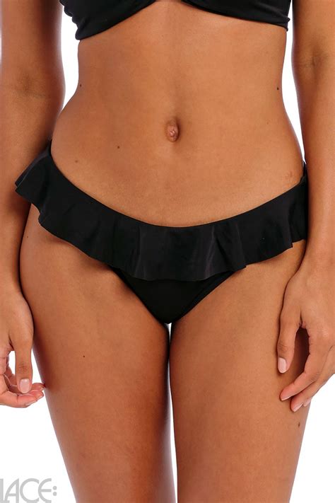 Lace Freya Swim Jewel Cove Bikini Tanga Trusse Plain Black Lace Dk