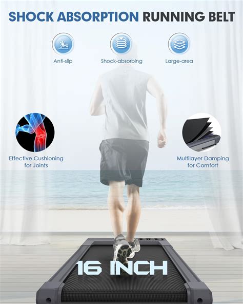 Walking Pad Treadmill Walking Pad With Incline Voice Controlled