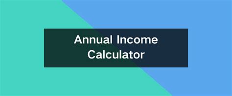 Annual Income Calculator - Onlinetoolkit