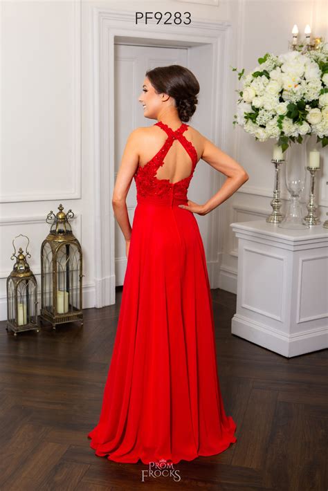 Pf Red Prom Evening Dress Dot S Frocks