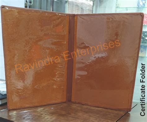 Leather Diploma Certificate Holder Brown At Piece In New Delhi