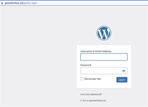 How to Log In to Your Easy WordPress Dashboard - Porkbun Knowledge Base
