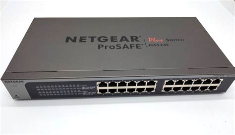 Netgear Jgs E Prosafe Plus Switch Port Gigabit Switch Jgs E Ebay