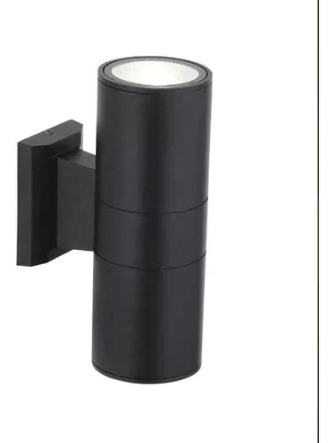 Luminario Arbotante Para Pared Exterior Lampara Led W Color Negro