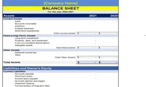 year end balance sheet sample Archives - Find Word Templates