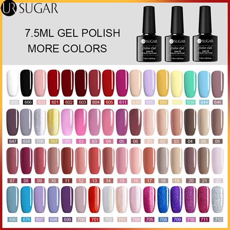 Ur Sugar Ml Pure Color Gel Nail Polish Glitter Soak Off Uv Gel