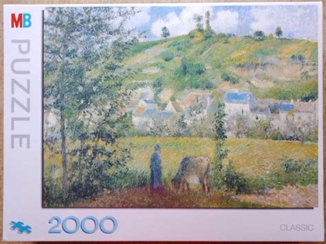 2000 MB Chaponval Landscape Camille Pissarro Rare Puzzles