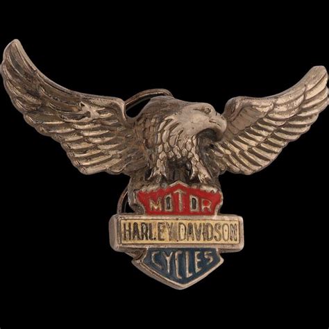 Harley Davidson Motorcycle Eagle Rider Biker Logo Win Gem