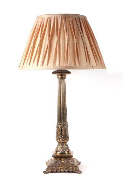 Brass Column Lamp Miranda Willes