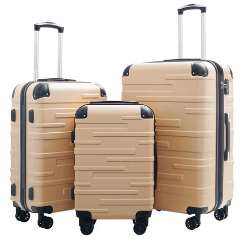 Snapklik Coolife Luggage Expandable Only 28 Suitcase 3 Piece Set