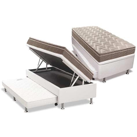 Cama Box Bau Solteiro Inbox Pontofrio