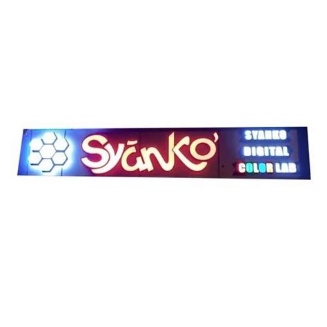 Rectangular Advertising Led Sign Board Operating Temperature