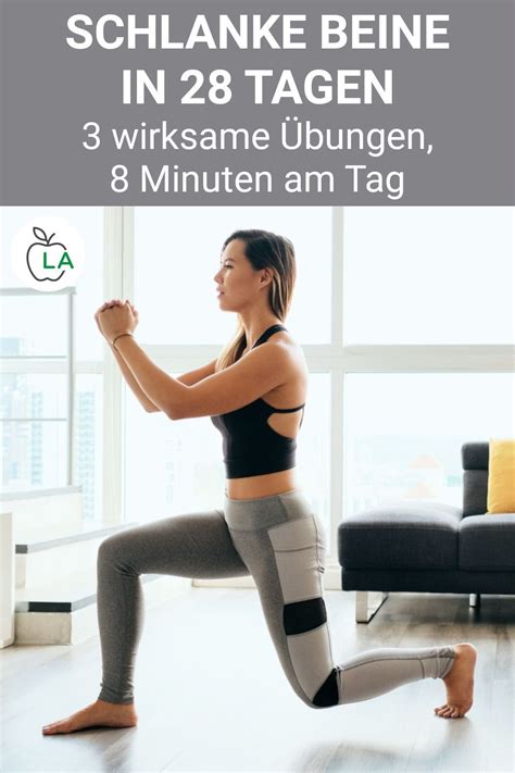 Beine trainieren 3 Übungen fürs Frauen Beintraining für Zuhause