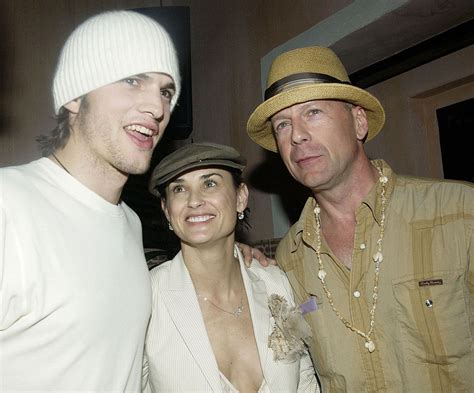 Bruce Willis Demi Moore Ashton Kutcher Threesome Telegraph