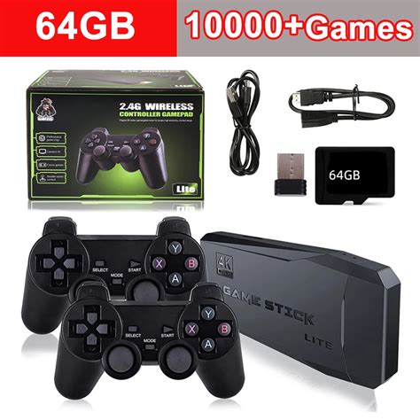 Consola De Videojuegos K M Hd Stick Lite Gb Juegos Mando Inal