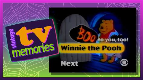 1996 10 25 Wwny Cbs Winnie The Pooh Boo To You Too Promo