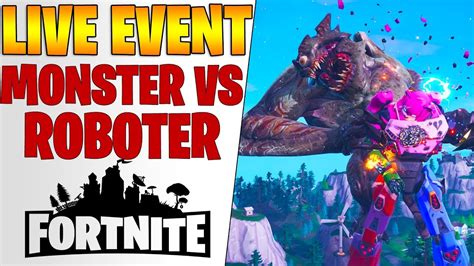 Fortnite Live Event Monster Vs Roboter Kampf The Final Showdown Sieg